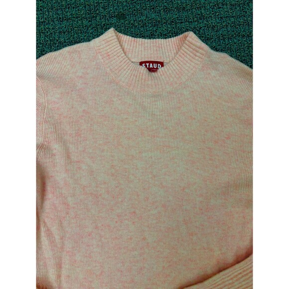 Staud Pink Maxi Ribbed Sweater Dress - Picture 2 of 2